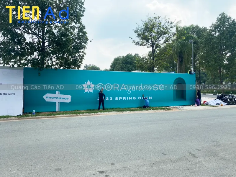Thi công hoarding dự án Sora Garden SC cho Becamex Tokyu - 2