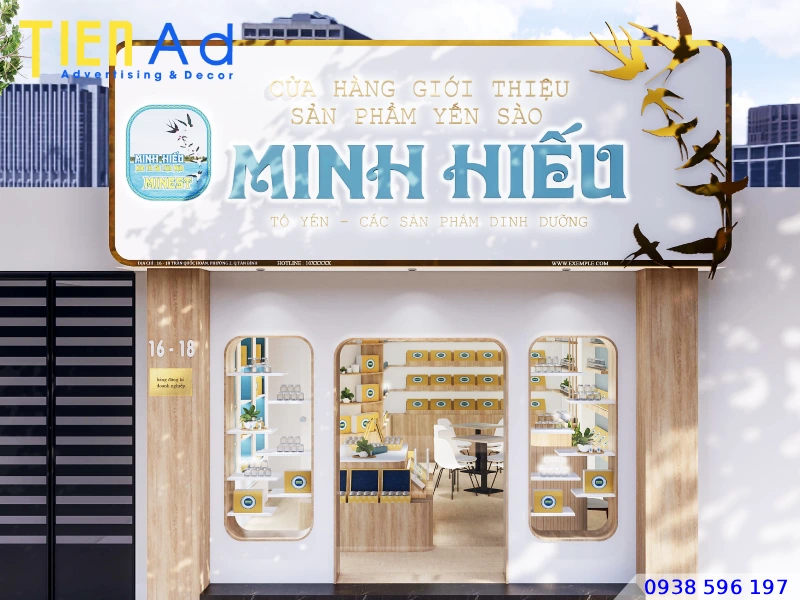 Thiết kế bảng hiệu cửa hàng