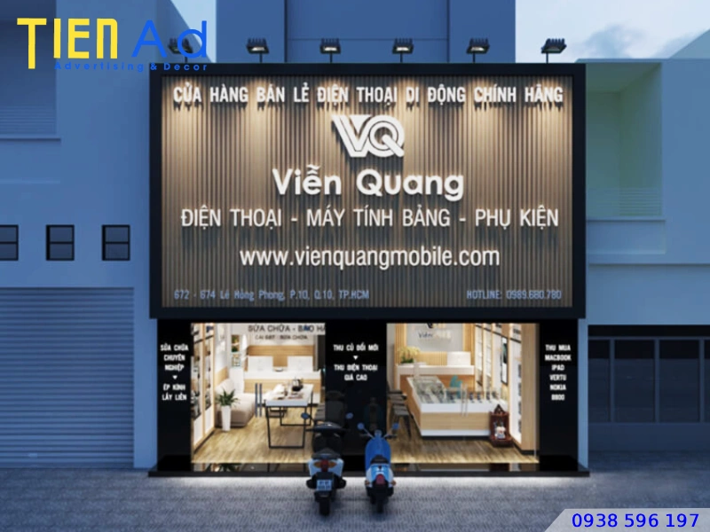 Thiết kế bảng hiệu điện thoại