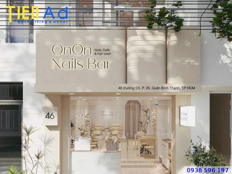Thiết kế bảng hiệu nail