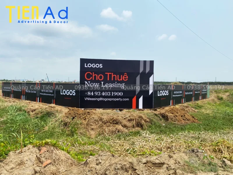 Thông tin dự án thi công hoarding cho Logos ở KCN Củ Chi