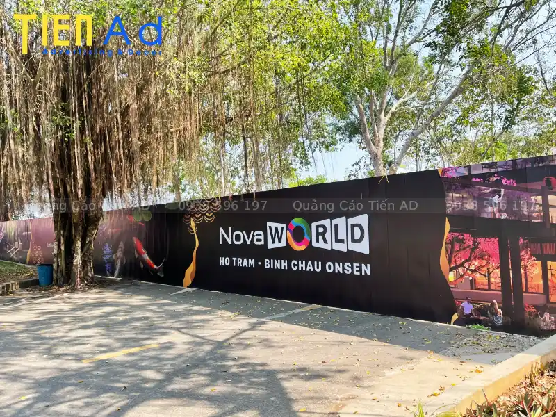 Thông tin thi công hoarding dự án NovaWorld Hồ Tràm