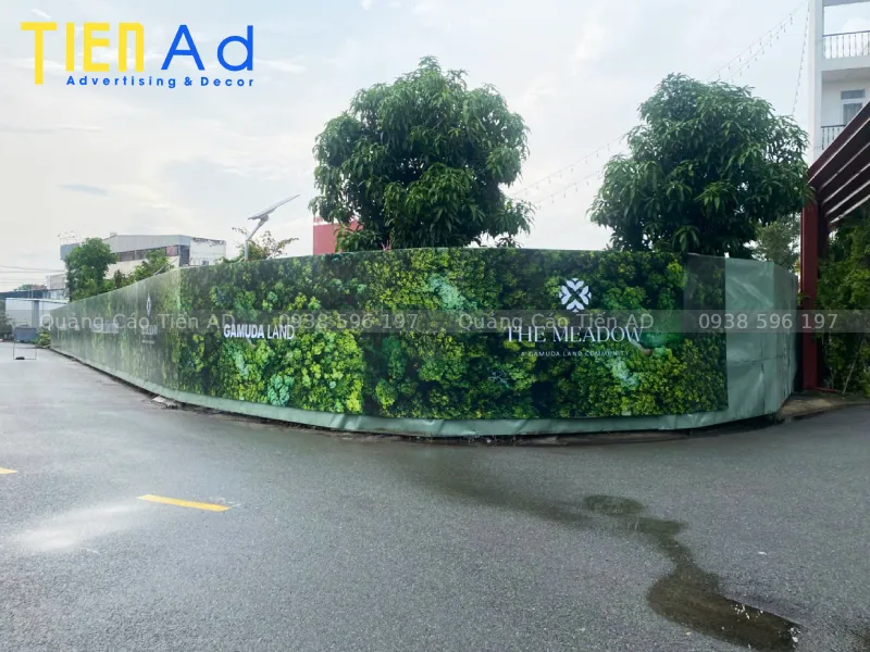 Thông tin thi công hoarding dự án The Meadow cho Gamuda Land