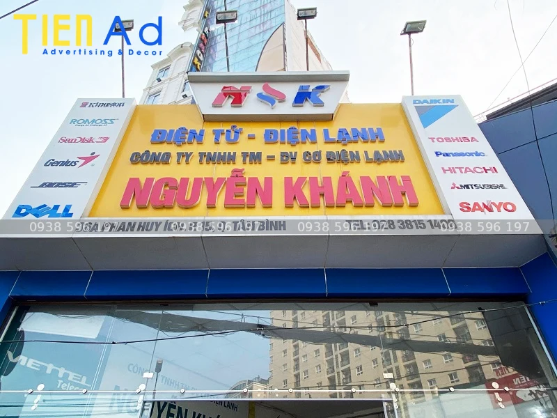 Thư viện mẫu bảng hiệu điện lạnh tham khảo