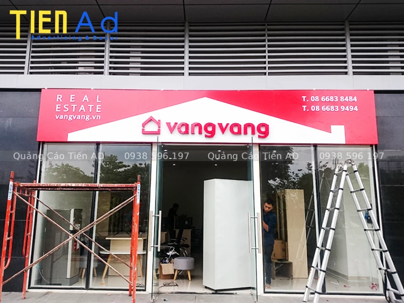 Tiến AD - Đơn vị làm bảng hiệu công ty bất động sản uy tín, giá rẻ tại TP.HCM