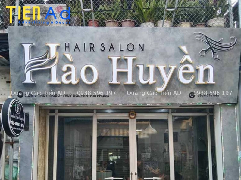 Tiến AD - Đơn vị làm bảng hiệu tiệm tóc đẹp, giá rẻ, uy tín tại TP.HCM