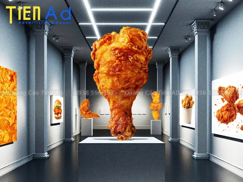 Tiến AD - Đơn vị sản xuất mô hình gà rán bằng composite uy tín tại TP.HCM