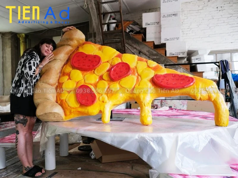 Tiến AD - Đơn vị sản xuất mô hình pizza bằng composite chuyên nghiệp tại TP.HCM