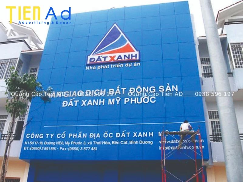 Tiến AD - Đơn vị thi công biển quảng cáo cho nhiều dự án bất động sản uy tín
