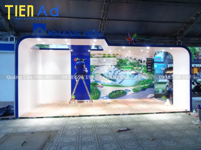 Tiến AD - Đơn vị thi công booth bất động sản chuyên nghiệp tại TP.HCM