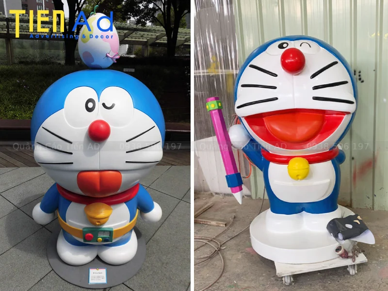 Tiến AD - Xưởng sản xuất mô hình Doraemon composite theo yêu cầu, giá tận xưởng