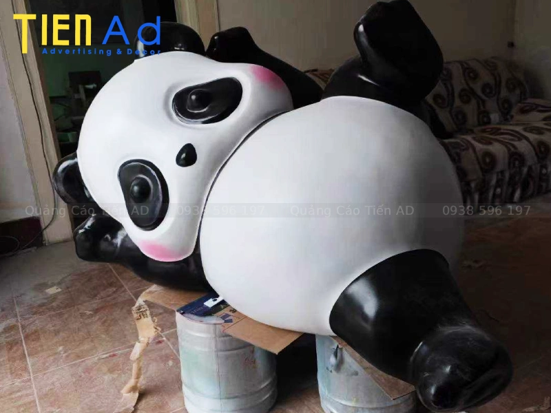 Tiến AD - Xưởng sản xuất mô hình gấu trúc bằng composite in 3D theo yêu cầu, giá tốt