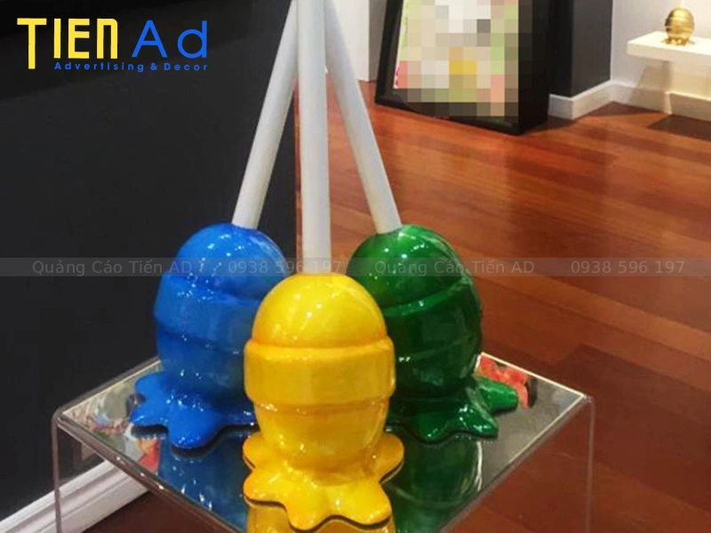 Tiến AD - Xưởng sản xuất mô hình kẹo mút composite bằng công nghệ in 3D theo yêu cầu