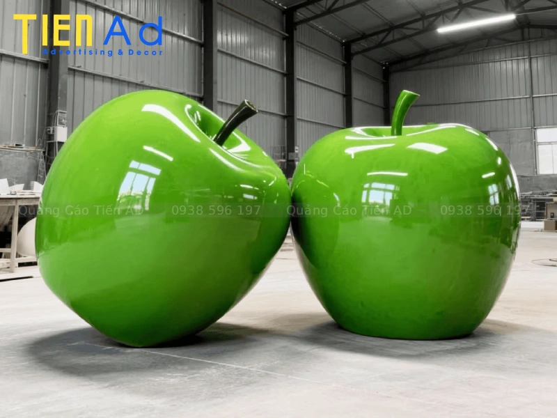 Tiến AD - Xưởng sản xuất mô hình trái táo composite bằng công nghệ in 3D hiện đại, giá tốt