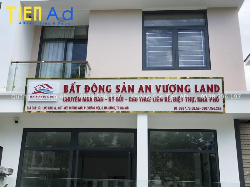 Tiến AD - Xưởng thi công bảng hiệu bất động sản uy tín, giá tốt tại TP.HCM