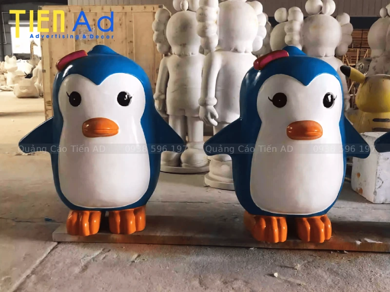 Tiến AD - Xưởng thiết kế và sản xuất mô hình chim cánh cụt bằng composite theo yêu cầu, in 3D trực tiếp, giá cạnh tranh