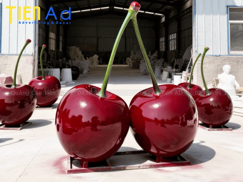 Tiến AD - Xưởng thiết kế và sản xuất mô hình trái cây khổng lồ bằng composite in 3D theo yêu cầu, giá tận xưởng