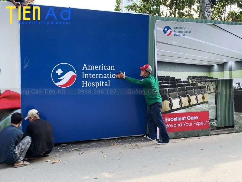 Tiến AD chuyên thi công hoarding hàng rào dự án trọn gói giá rẻ tại TP.HCM
