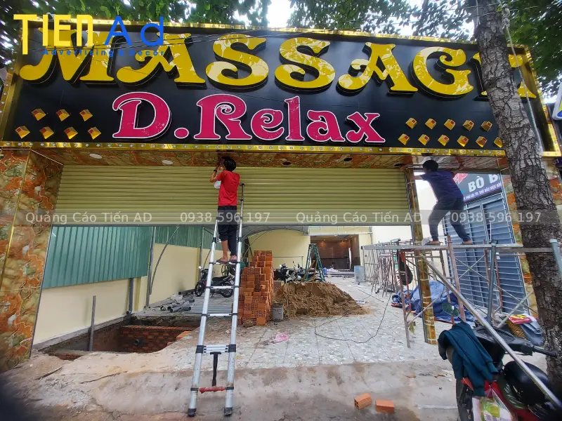 Tiến AD nhận làm bảng hiệu massage theo yêu cầu với giá cạnh tranh tại TP.HCM