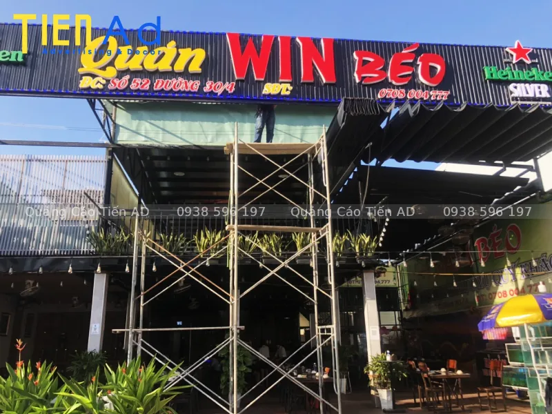 Tiến AD nhận sửa bảng hiệu nhanh, uy tín và giá cạnh tranh tại TP.HCM