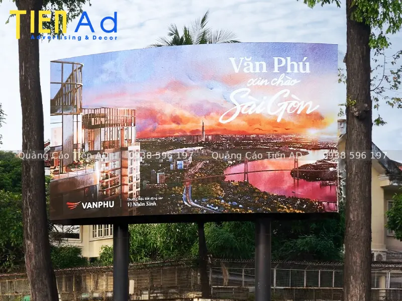 Tiến AD nhận thi công pano quảng cáo cho các dự án bất động sản trọn gói, giá rẻ tại TP.HCM
