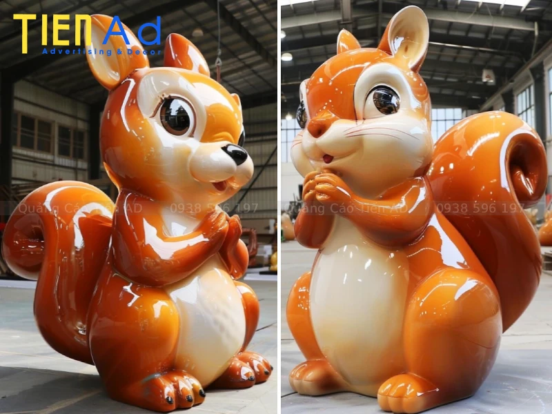 Tiến AD ứng dụng công nghệ in 3D trong sản xuất mô hình chú sóc nâu composite