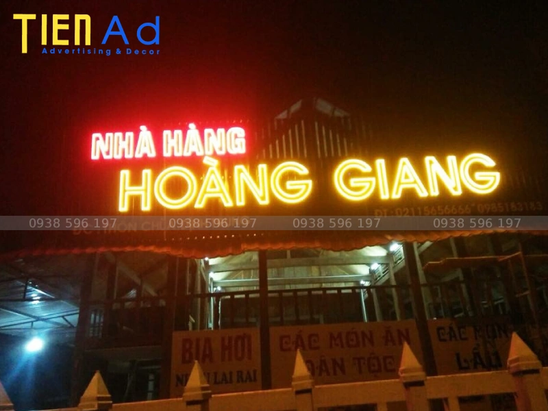 Tổng hợp 35+ mẫu bảng hiệu nhà hàng sang trọng và chuyên nghiệp