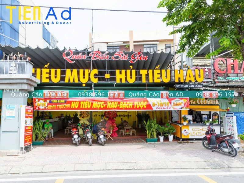 Tổng hợp các mẫu thiết kế bảng hiệu hủ tiếu đẹp, thu hút khách hàng