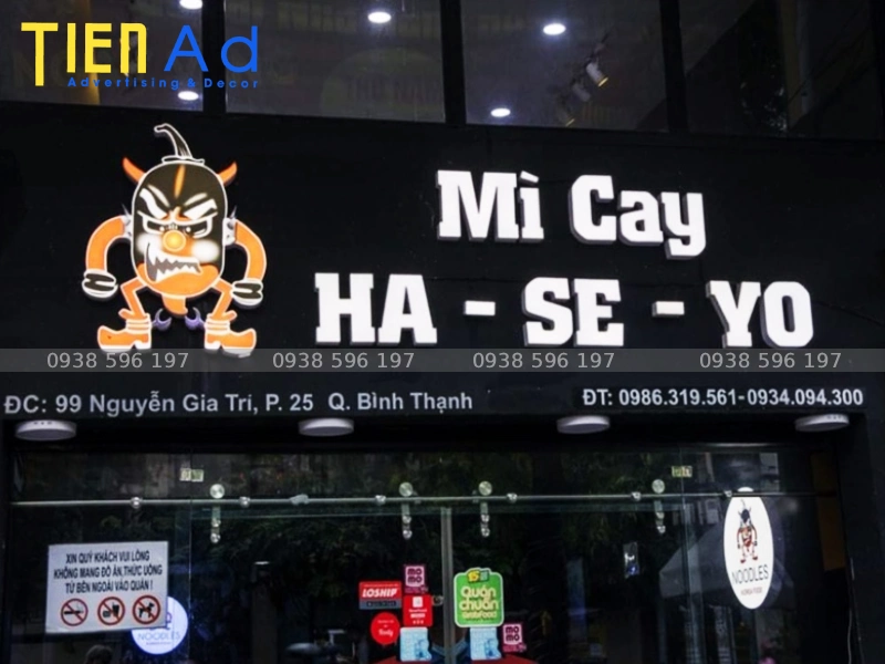 Top 1 địa chỉ làm làm hiệu mì cay uy tín giá rẻ