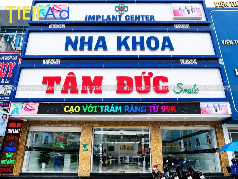 Top 20+ mẫu biển hiệu nha khoa đẹp, sang trọng và đạt chuẩn Bộ Y Tế