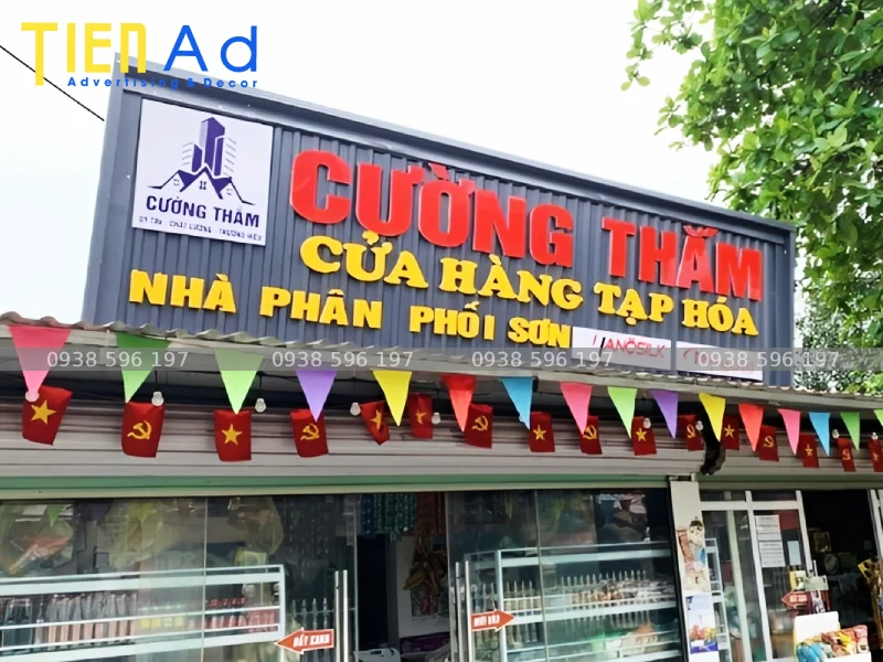 Top 5 yếu tố cốt lõi giúp bảng hiệu tạp hóa đẹp dễ hút khách