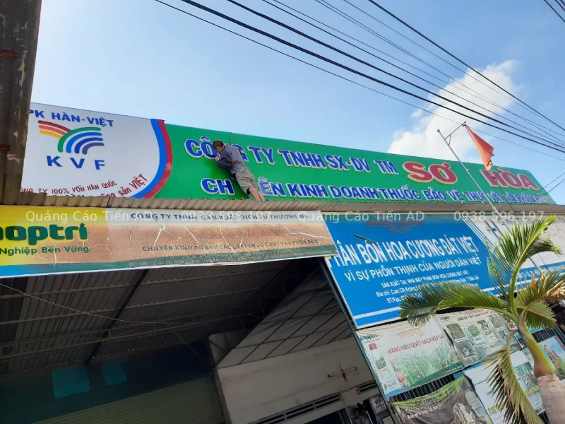Tư vấn loại chữ nổi phù hợp nhất để làm bảng hiệu Hóc Môn