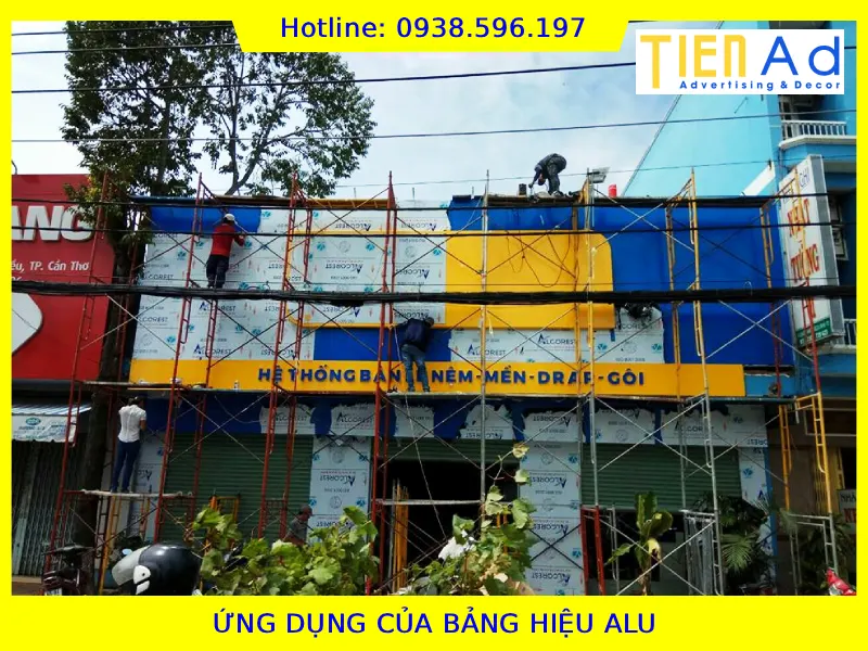 Ứng dụng của bảng hiệu alu
