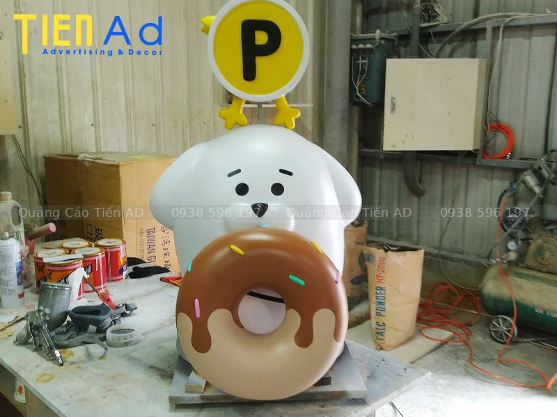 Ứng dụng của mô hình bánh ngọt composite khổng lồ phù hợp với những loại hình kinh doanh nào