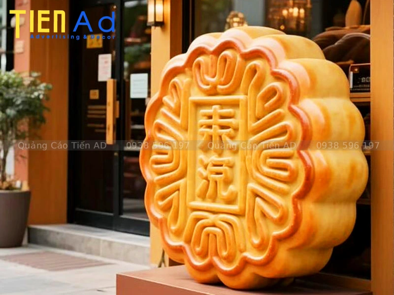 Ứng dụng của mô hình bánh trung thu composite trong quảng cáo và trang trí