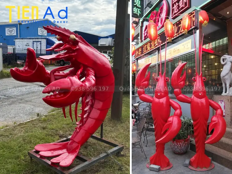 Ứng dụng của mô hình con tôm bằng composite