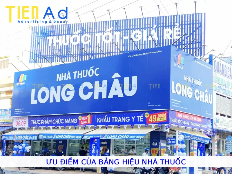 Ưu điểm của bảng hiệu nhà thuốc