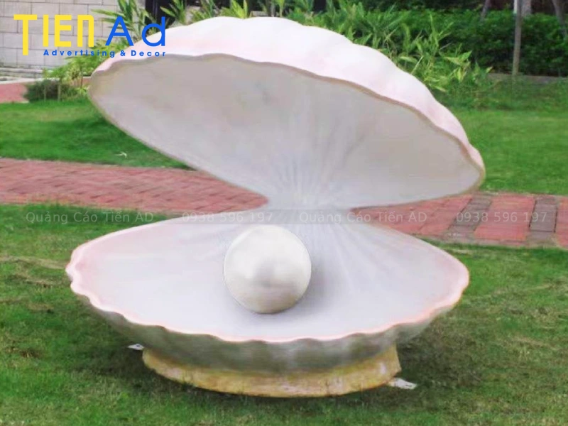 Ưu điểm nổi bật của mô hình vỏ sò trang trí bằng composite