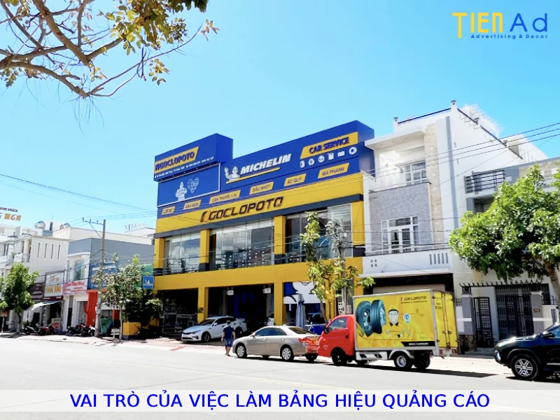 Vai trò của việc làm bảng hiệu quảng cáo