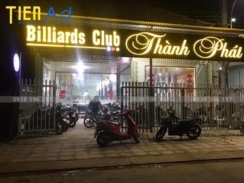 Vai trò quan trọng của bảng hiệu bida