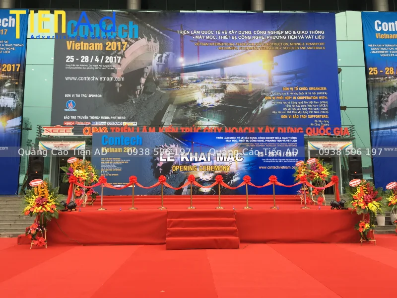 Vật liệu sử dụng khi thi công backdrop