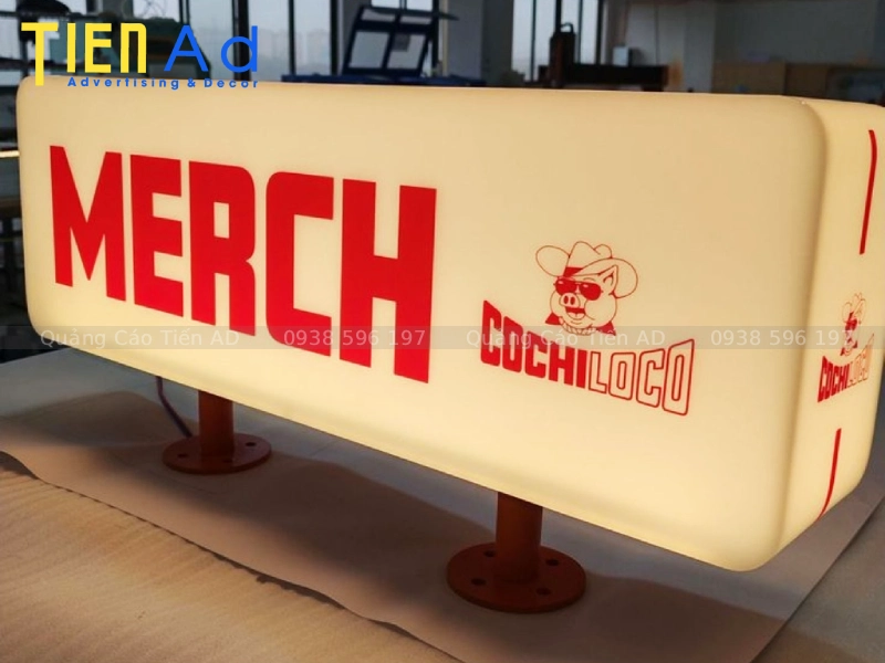 Vì sao hộp đèn mica không viền đang trở thành xu hướng bảng hiệu mới