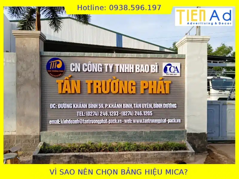 Vì sao nên chọn bảng hiệu mica