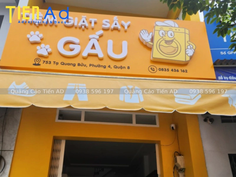 Vì sao tiệm giặt sấy cần đầu tư bảng hiệu chuyên nghiệp