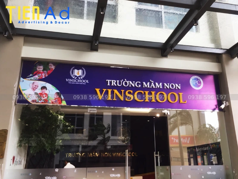 Xu hướng thiết kế bảng hiệu trường mầm non 2026