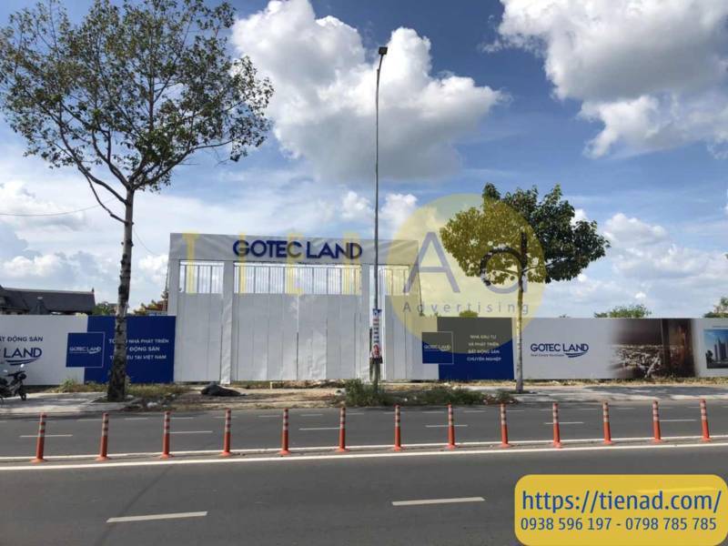 Hàng rào dự án tại Đồng Nai - Công Ty Gotec Land